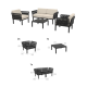 PORTOFINO LOUNGE SET 2ΘΕΣ.BLACK/ΜΑΞ. LIGHT BROWN(2ΘΕΣ.+2ΠΟΛ.+ΤΡΑΠ 33εκ.) PORTOFINO LOUNGE SET 2ΘΕΣ.BLACK/ΜΑΞ. LIGHT BROWN(2ΘΕΣ.+2ΠΟΛ.+ΤΡΑΠ 33εκ.)
