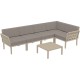 PORTOFINO LOUNGE SET ΓΩΝΙΑ TAUPE/ΜΑΞ. LIGHT BROWN(+ΤΡΑΠ.33εκ.) PORTOFINO LOUNGE SET ΓΩΝΙΑ TAUPE/ΜΑΞ. LIGHT BROWN(+ΤΡΑΠ.33εκ.)