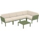 PORTOFINO LOUNGE SET ΓΩΝΙΑ OLIVE GREEN/ΜΑΞ. BEIGE(+ΤΡΑΠ.33εκ.) PORTOFINO LOUNGE SET ΓΩΝΙΑ OLIVE GREEN/ΜΑΞ. BEIGE(+ΤΡΑΠ.33εκ.)