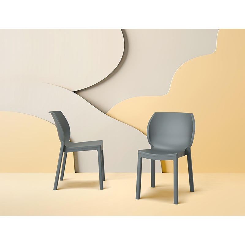 NORA DARK GREY ΚΑΡΕΚΛΑ ΠΟΛ/ΝΙΟΥ 51X59X80εκ. NORA DARK GREY ΚΑΡΕΚΛΑ ΠΟΛ/ΝΙΟΥ 51X59X80εκ.