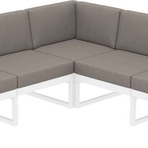 MYKONOS ΜΑΞΙΛΑΡΙ ΓΩΝΙΑΣ LIGHT BROWN  (1ΤΕΜ) 58Χ16Χ35εκ.