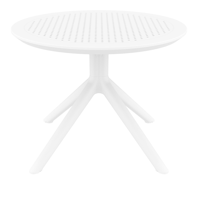 SKY WHITE MINI Φ60X45εκ. ΤΡΑΠΕΖΙ ΠΟΛ/ΝΙΟΥ