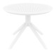 SKY WHITE MINI Φ60X45εκ. ΤΡΑΠΕΖΙ ΠΟΛ/ΝΙΟΥ