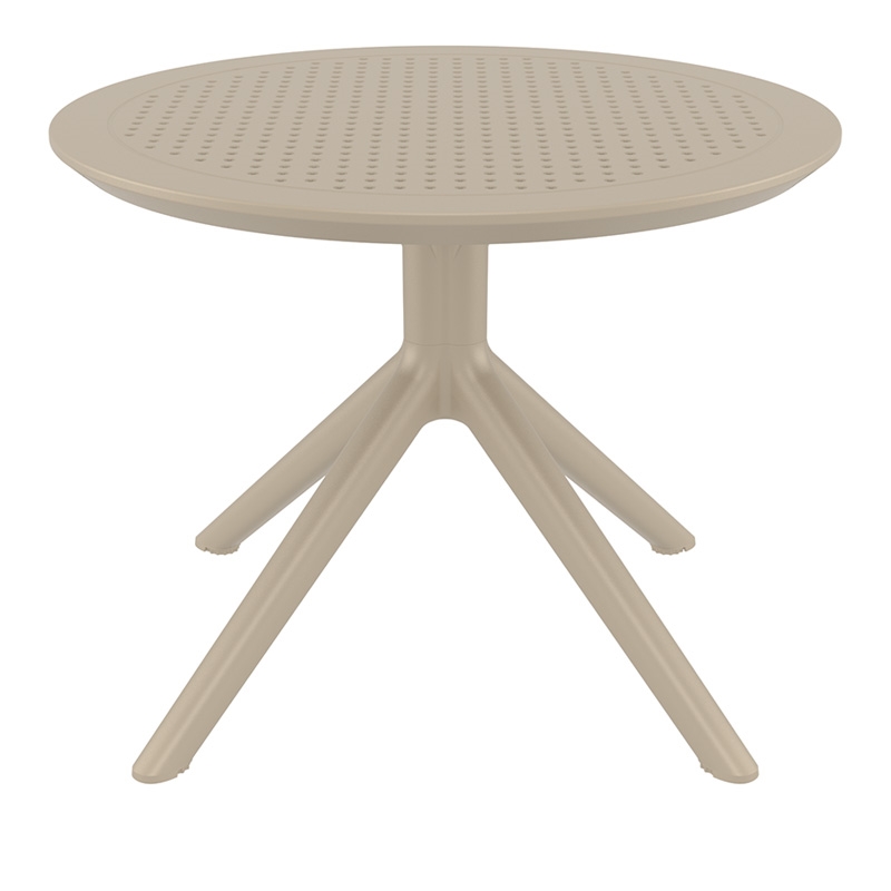 SKY TAUPE MINI Φ60X45εκ. ΤΡΑΠΕΖΙ ΠΟΛ/ΝΙΟΥ