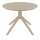 SKY TAUPE MINI Φ60X45εκ. ΤΡΑΠΕΖΙ ΠΟΛ/ΝΙΟΥ