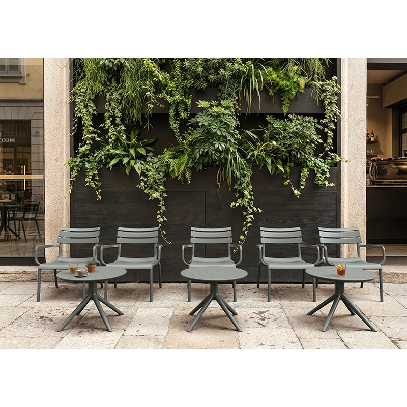 SKY DARK GREY MINI Φ60X45εκ. ΤΡΑΠΕΖΙ ΠΟΛ/ΝΙΟΥ SKY DARK GREY MINI Φ60X45εκ. ΤΡΑΠΕΖΙ ΠΟΛ/ΝΙΟΥ