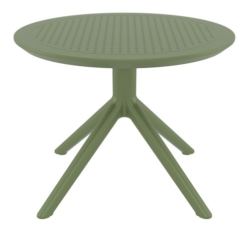 SKY OLIVE GREEN MINI Φ60X45εκ. ΤΡΑΠΕΖΙ ΠΟΛ/ΝΙΟΥ