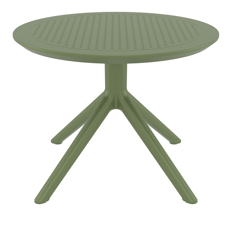 SKY OLIVE GREEN MINI Φ60X45εκ. ΤΡΑΠΕΖΙ ΠΟΛ/ΝΙΟΥ