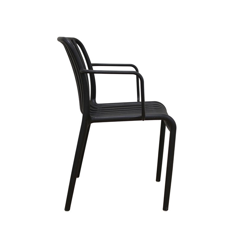 PARMA-S BLACK ΠΟΛΥΘΡΟΝΑ ΠΟΛ/ΝΙΟΥ 56X56X79εκ.
