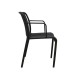 PARMA-S BLACK ΠΟΛΥΘΡΟΝΑ ΠΟΛ/ΝΙΟΥ 56X56X79εκ.