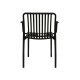 PARMA-S BLACK ΠΟΛΥΘΡΟΝΑ ΠΟΛ/ΝΙΟΥ 56X56X79εκ.